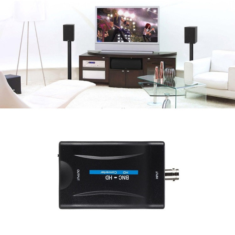 เครื่องแปลงสัญญาณเสียงและวิดีโอ HD จาก BNC เป็น HDMI ความละเอียด HD 1080P สำหรับการตรวจสอบ, BNC เป็น HDMI