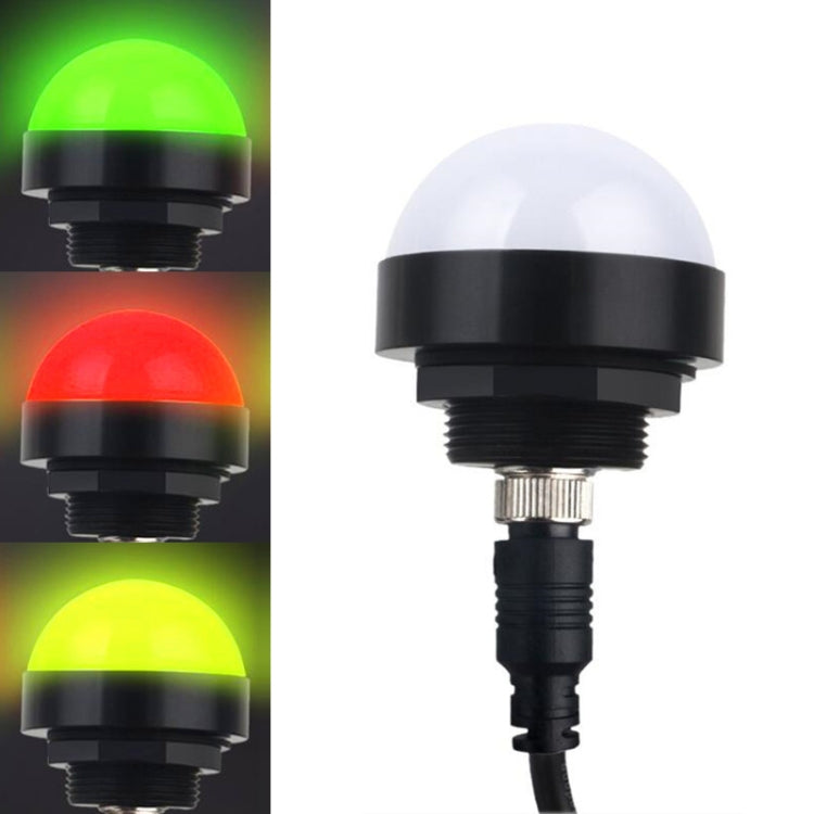 ไฟเตือนสามสี 24V แบบกันน้ำ LED รูปครึ่งวงกลม สัญญาณเตือน สไตล์ 1, สไตล์ 2