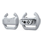DOBE พวงมาลัยมือจับซ้ายและขวาสำหรับ Switch OLED / Switch, สเปค：, สีขาว (2 ชิ้น/แพ็ค), สีดำ (2 ชิ้น/แพ็ค), สีแดง + น้ำเงิน (2 ชิ้น/แพ็ค)