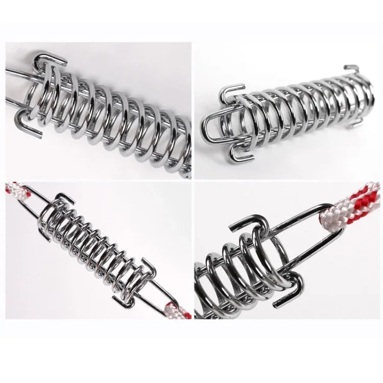 Tent Spring Wind Rope Buckle Outdoor Camping High-Strength Steel Rope Buckle Awning Fixed Buckle