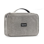 กระเป๋าเก็บอุปกรณ์ดิจิทัลอเนกประสงค์ Baona BN-B005 สำหรับฮาร์ดดิสก์, ยูดิสก์, หูฟัง สีเทา, สีดำ