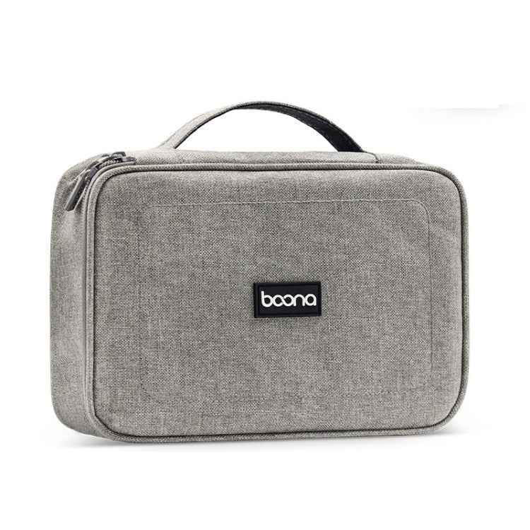 กระเป๋าเก็บอุปกรณ์ดิจิทัลอเนกประสงค์ Baona BN-B005 สำหรับฮาร์ดดิสก์, ยูดิสก์, หูฟัง สีเทา, สีดำ