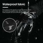 ถุงมือสกีผ้าฟลีซอุ่นสำหรับฤดูหนาว WEST BIKING YP0211220 ถุงมือขี่จักรยานซิลิโคนกันลื่น, M, L, XL