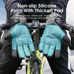 ถุงมือสกีผ้าฟลีซอุ่นสำหรับฤดูหนาว WEST BIKING YP0211220 ถุงมือขี่จักรยานซิลิโคนกันลื่น, M, L, XL