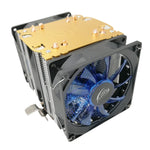 คูลสตอร์ม CT-4U-9cm ฮีตไปป์ระบายความร้อน CPU แบบทาวเวอร์คู่ ท่อทองแดง 9 ซม. พร้อมพัดลม สำหรับแพลตฟอร์ม Intel/AMD สเปค: พัดลมเดี่ยว Aurora 3 เส้น, พัดลมเดี่ยว Aurora 4 เส้น, พัดลมคู่ Aurora 3 เส้น, พัดลมสามตัว Aurora 3 เส้น