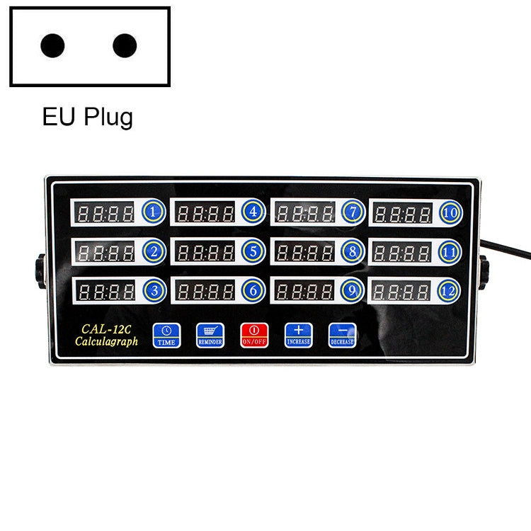 นาฬิกาจับเวลาครัวสำหรับทอดไก่เบอร์เกอร์อบ ปลั๊ก EU 4 ช่อง, 6 ช่อง, 8 ช่อง, 12 ช่อง