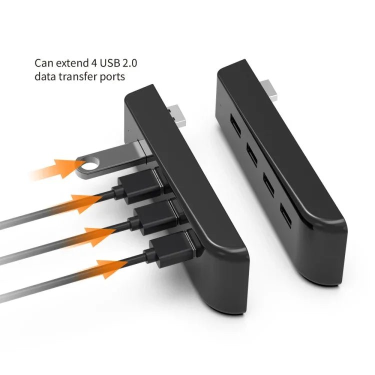 DOBE TP5-0576 USB HUB ตัวแปลงขยายการส่งข้อมูลความเร็วสูงสำหรับ PS5, TP5-0576