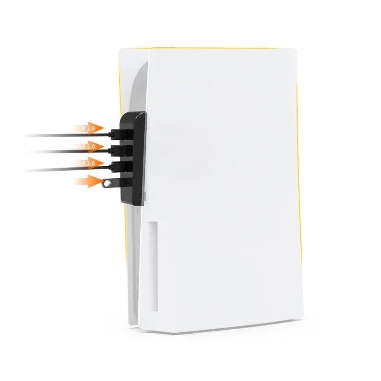 DOBE TP5-0576 USB HUB ตัวแปลงขยายการส่งข้อมูลความเร็วสูงสำหรับ PS5, TP5-0576