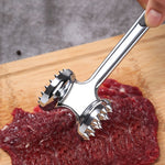 LsCook เครื่องทุบเนื้อสเต็กเนื้อนุ่ม เนื้อวัว เครื่องมือครัว ขนาด: 22x5.5x4 ซม.
