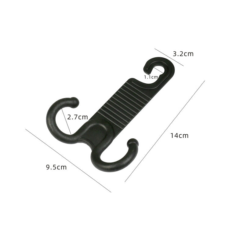 2 Pairs Car Chair Back Tough Invisible Car Hook Portable Installation Does Not Hurt Car Hook, 2 Pairs Car Hook