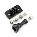 ข้อต่อยึดหัวขาตั้งกล้องอลูมิเนียมอัลลอยด์สำหรับ GoPro HERO9 Black / HERO8 Black /7 /6 /5 /5 Session /4 Session /4 /3+ /3 /2 /1, DJI Osmo Action, Xiaoyi และกล้องแอคชั่นอื่นๆ, สีน้ำเงิน, ดำ, แดง