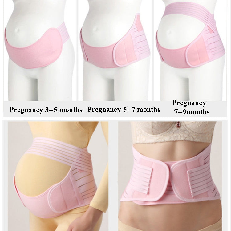 เข็มขัดพยุงท้องสามชิ้นระบายอากาศสำหรับหญิงตั้งครรภ์ก่อนคลอด, S, M, L, XL, XXL