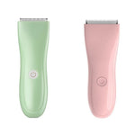 เครื่องตัดผมไฟฟ้าสำหรับเด็กและทารก เครื่องตัดผมชาร์จได้ สีเขียว สีชมพู