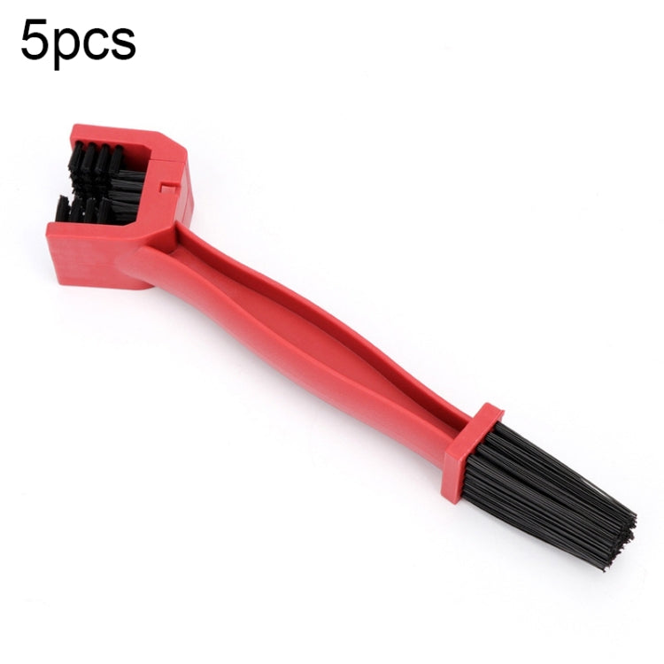 แปรงทำความสะอาดโซ่จักรยานและมอเตอร์ไซค์ 1 ชุด BG-7168 แปรงโซ่สามด้าน สีฟ้า + แปรงเล็ก 5 ชิ้น สีแดง 5 ชิ้น สีฟ้า 5 ชิ้น สีดำ แปรงเล็กสีแดง แปรงเล็กสีฟ้า