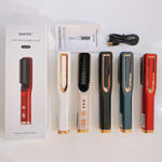 เครื่องหนีบผมม้วนและตรง 2-in-1 ขนาดเล็กมัลติฟังก์ชัน สี: ขาว, แดง, ชมพู, ดำ, น้ำเงิน, ม่วง