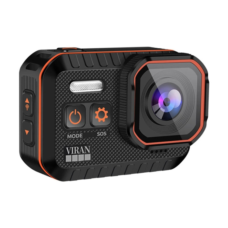 SC002-12 กล้องกีฬากลางแจ้ง 4K WiFi ดำน้ำกันน้ำ กล้องมินิ สีดำ