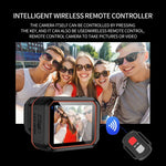 SC002-12 กล้องกีฬากลางแจ้ง 4K WiFi ดำน้ำกันน้ำ กล้องมินิ สีดำ