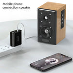 อะแดปเตอร์รับส่งเสียงบลูทูธ RAYEE K8 Bluetooth 5.0 2-in-1 รองรับชาร์จเร็ว 2.1A U Disk, ปลั๊ก US, K8
