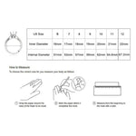 แหวนเคลือบเพชรผู้ชายแฟชั่นคลาสสิก ขนาด 7, 8, 9, 10, 11, 12