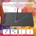 VEIKK VK1060PRO แท็บเล็ตดิจิทัล กระดานวาดภาพมือวาด กระดานวาดภาพอิเล็กทรอนิกส์ เชื่อมต่อกับโทรศัพท์มือถือได้ VK1060PRO