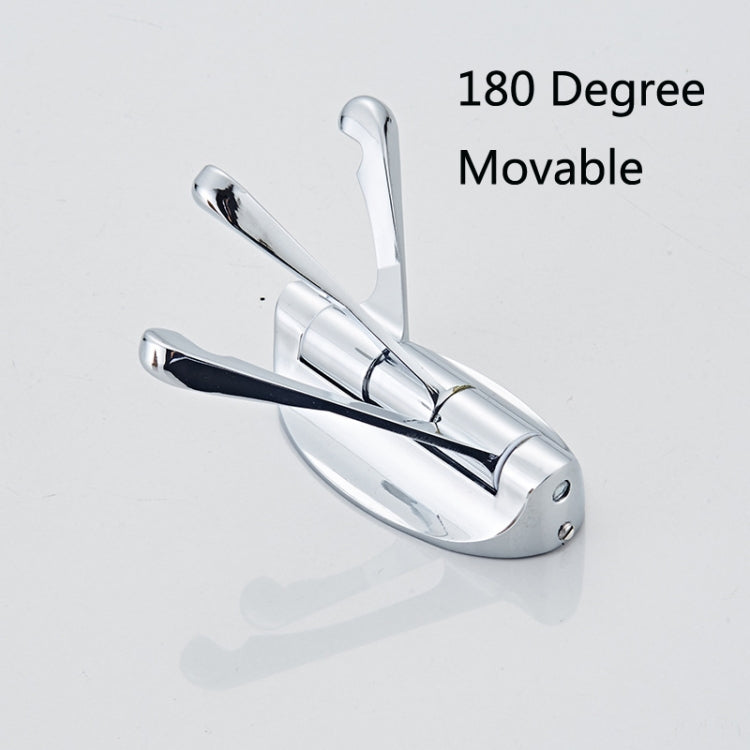 8231 180 Degree Movable Coat Hook Bathroom Hook, Color:, Chrome, Silk Nickel, Gold, Green Bronze, Black Bronze