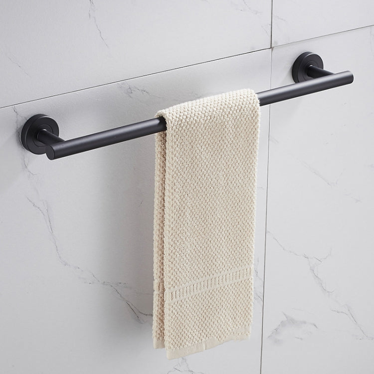304 Stainless Steel With Grooved Bathroom Pendant Bathroom Shelf,Style:, Wire Drawing Single Rod 40cm, Wire Drawing  Towel Ring, Wire Drawing Hook, Paper Towel Holder A, Paper Towel Holder  B, Vertical Single Rod, Black Cloth Hook                      ...