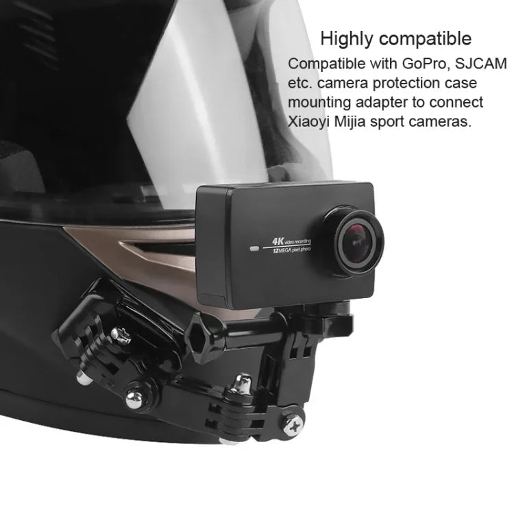 ชุดยึดแขนหลายข้อแบบติดกาวสำหรับหมวกกันน็อคจักรยาน 2 ชุด สำหรับ DJI Osmo Action, GoPro HERO9 Black / HERO8 Black /7 /6 /5 /5 Session /4 Session /4 /3+ /3 /2 /1, Xiaoyi และกล้องแอคชั่นอื่นๆ, ชุดหมวกกันน็อคจักรยานสไตล์ 3, ชุดหมวกกันน็อคจักรยานสไตล์ 4