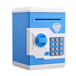 Password Safe Deposit Box Children Automatic Savings ATM Machine Toy, Black Red, White Blue, White Pink, Panda, Reddish Black, Green, Red&Black