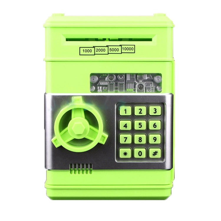 Password Safe Deposit Box Children Automatic Savings ATM Machine Toy, Black Red, White Blue, White Pink, Panda, Reddish Black, Green, Red&Black