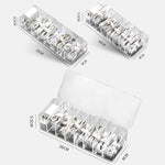 Dust Storage Line Box Hub Finishing Box Desktop Data Cable Storage Box, Specification: 8 Grid Basic, 8 Grid Basic, 8 Grid Increase, 8 Grid Increase With Cover