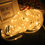 ไฟสายตกแต่งงานปาร์ตี้วันหยุด พร้อมรีโมท, ขนาด: 7m 50 ดวง USB, 12m 100 ดวง USB