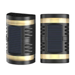 ไฟผนังอัตโนมัติพลังงานแสงอาทิตย์ HP-2106 80LM 2 LED สำหรับกลางแจ้ง เซนเซอร์แสง, แสงขาว, แสงอุ่น, แสงสีสัน