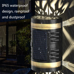 ไฟผนังอัตโนมัติพลังงานแสงอาทิตย์ HP-2106 80LM 2 LED สำหรับกลางแจ้ง เซนเซอร์แสง, แสงขาว, แสงอุ่น, แสงสีสัน