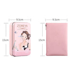ชุดแปรงแต่งหน้า ZOREYA ZS744 7-in-1 เครื่องมือความงาม พร้อมกระเป๋า สีชมพู + กระเป๋า, สีดำ + กระเป๋า, สีชมพู + กล่องเหล็ก, สีดำ + กล่องเหล็ก