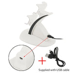 แท่นชาร์จและที่จับคอนโทรลเลอร์ LED Micro Dual IPPLAY พร้อมพอร์ต Micro USB ชาร์จเร็ว สำหรับคอนโทรลเลอร์ PS4, สำหรับคอนโทรลเลอร์ Xbox One