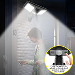 TG-TY081 LED Solar Wall Light Body Sensation Outdoor Waterproof Courtyard Lamp with Remote Control, Style:, 138 LED Integrated, 160 LED Integrated, 138 COB Integrated, 160 COB Integrated, 138 LED Splitable, 160 LED Splitable, 138 COB Splitable         ...