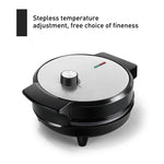 เครื่องทำวาฟเฟิล 1000W เครื่องทำขนมปังอาหารเช้า เครื่องทำแซนด์วิช ปรับอุณหภูมิได้ กระทะไฟฟ้า 1000W (ปลั๊ก EU), 1000W (ปลั๊ก UK), 1000W (ปลั๊ก AU)