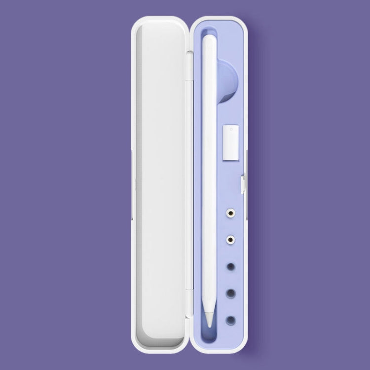 กล่องเก็บปากกาสไตลัสซิลิโคน สำหรับ Apple Pencil 1 / 2, ขนาด:, 8 มม. (สีดำกราไฟต์), 8 มม. (สีม่วงกานพลู), 8 มม. (สีเขียวกลางคืนเข้ม), 8 มม. (สีน้ำแข็งฟ้า), 10 มม. (สีดำกราไฟต์), 10 มม. (สีม่วงกานพลู), 10 มม. (สีเขียวกลางคืนเข้ม)
