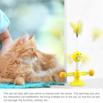 ของเล่นแมวสปริงแมน ตลก ของเล่นแมวดูดติด ของเล่นขนนกแมวตลก ลูกบอลแมวตลก สีเหลือง, ชมพู, น้ำตาล