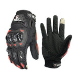 ถุงมือขี่มอเตอร์ไซค์ GHOST RACING GR-ST04 ถุงมือเต็มนิ้วกันตก สัมผัสหน้าจอ, L, XXL, M, XL