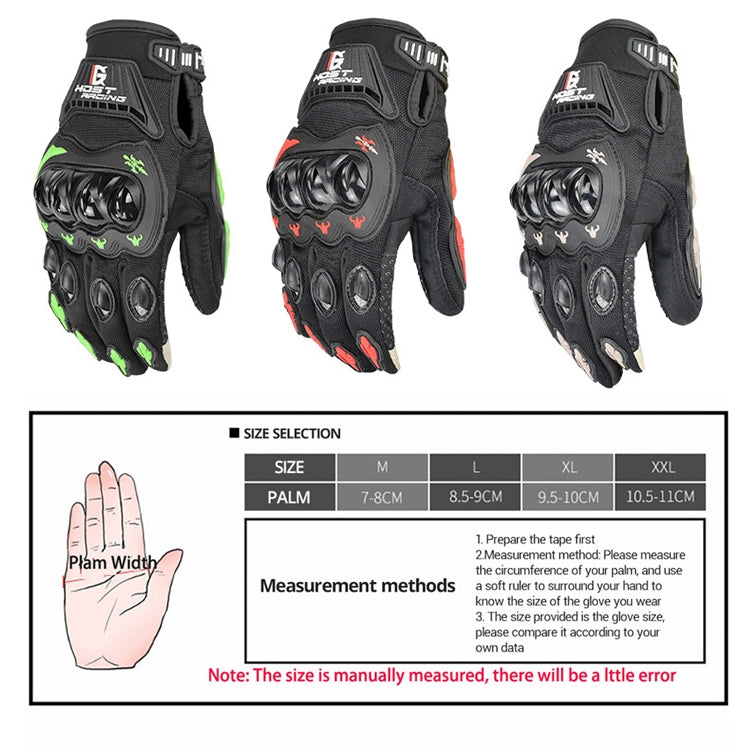 ถุงมือขี่มอเตอร์ไซค์ GHOST RACING GR-ST04 ถุงมือเต็มนิ้วกันตก สัมผัสหน้าจอ, L, XXL, M, XL