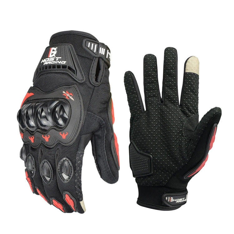 ถุงมือขี่มอเตอร์ไซค์ GHOST RACING GR-ST04 ถุงมือเต็มนิ้วกันตก สัมผัสหน้าจอ, L, XXL, M, XL