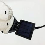 ไฟสวนกลางแจ้งกันน้ำพลังงานแสงอาทิตย์จำลองสัตว์สนามหญ้า LED, นกฮูก, นก