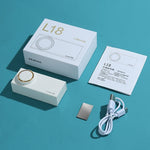 เครื่องฟอกอากาศขนาดเล็กสำหรับตู้เย็น L18 กำจัดกลิ่นและฆ่าเชื้อ สีขาว L18, สีเขียว L18