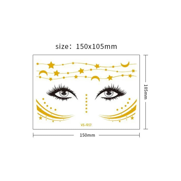 สติ๊กเกอร์รอยสักหน้ากากกันน้ำ 20 ชิ้น สำหรับงานปาร์ตี้, VS-011, VS-012, VS-013, VS-014, VS-015, VS-016, VS-017, VS-018, VS-019, VS-022, VS-023, VS-024, VS-025, VS-027, VS-028, VS-029, VS-030, VS-031, VS-032, VS-033