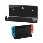 ขาตั้งเก็บเครื่องเกมติดผนัง อุปกรณ์เก็บเครื่องเกมสำหรับ Nintendo Switch, อะคริลิกสีดำ, อะคริลิกใส