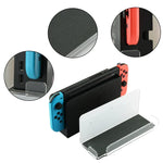 ขาตั้งเก็บเครื่องเกมติดผนัง อุปกรณ์เก็บเครื่องเกมสำหรับ Nintendo Switch, อะคริลิกสีดำ, อะคริลิกใส
