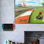 ขาตั้งเก็บเครื่องเกมติดผนัง อุปกรณ์เก็บเครื่องเกมสำหรับ Nintendo Switch, อะคริลิกสีดำ, อะคริลิกใส