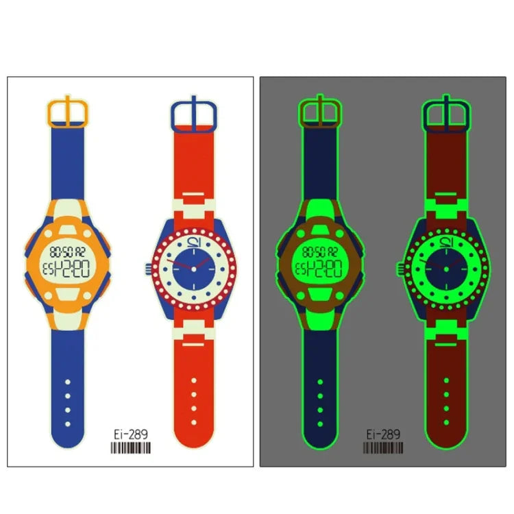 สติ๊กเกอร์รอยสักการ์ตูนเรืองแสงกันน้ำสำหรับเด็ก 20 ชิ้น, Ei-289, EI-290, Ei-291, EI-292, Ei-293, Ei-294, Ei-295, Ei-296, Ei-297, Ei-298, Ei-299, EI-300