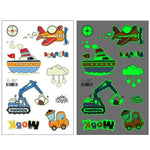 สติ๊กเกอร์รอยสักรถขนส่งการ์ตูนเรืองแสงกันน้ำสำหรับเด็ก 20 ชิ้น, Ei-261, Ei-262, Ei-263, Ei-264, Ei-265, Ei-266, Ei-267, Ei-268, Ei-269, Ei-270, Ei-271, Ei-272, Ei-273, Ei-274, Ei-275, Ei-276